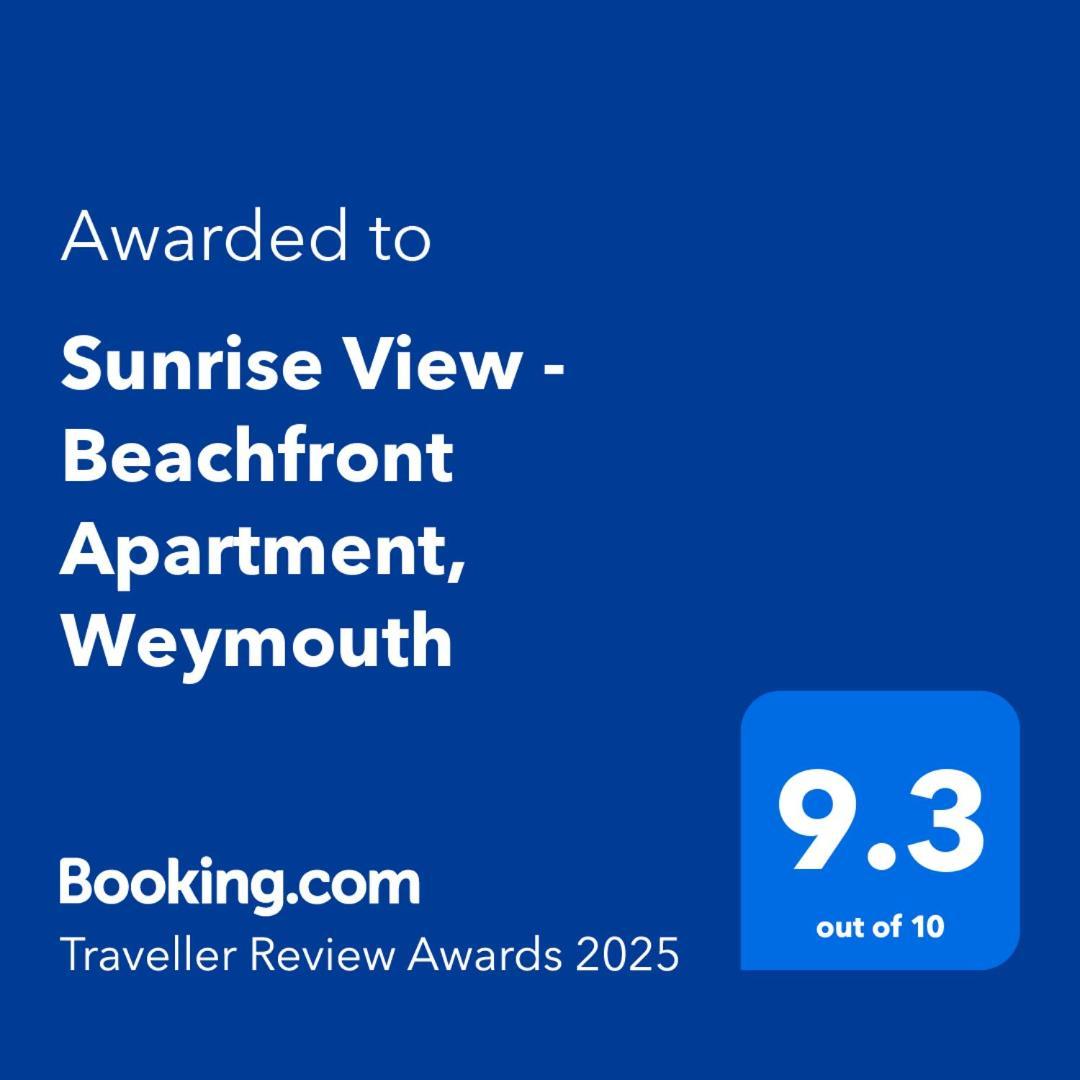 Sunrise View - Beachfront Apartment, Weymouth Dış mekan fotoğraf